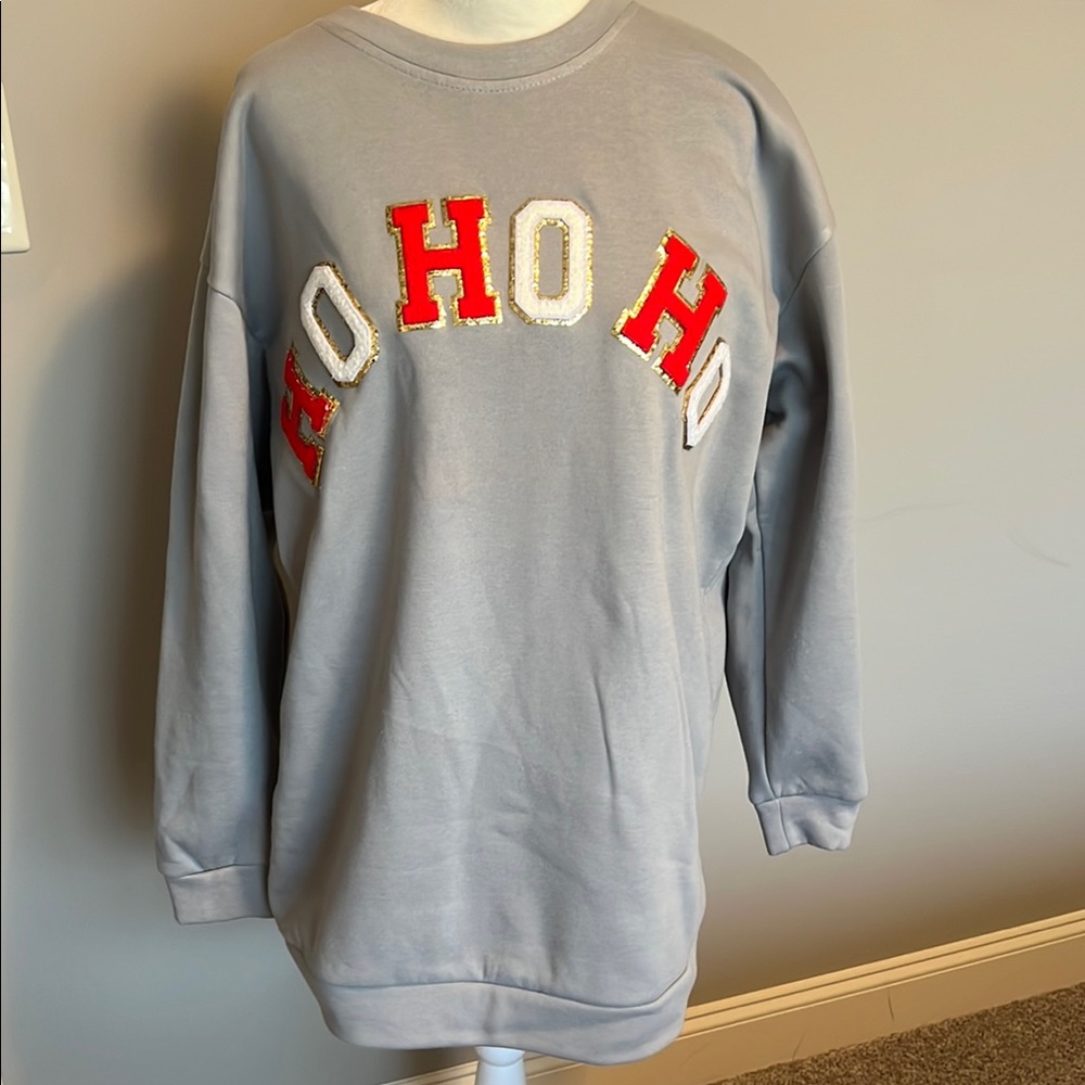 Super Soft Sweatshirt with Chenille Letters